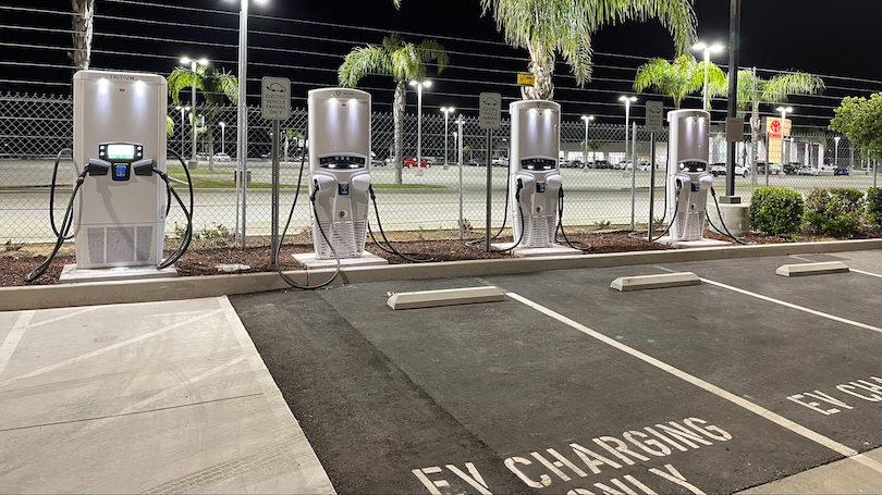 Image of electric vehicle chargers