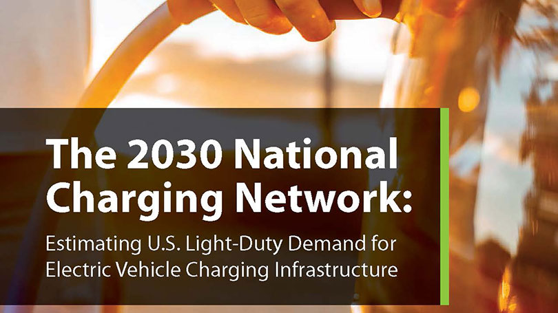 Cover of 2030 charging network report