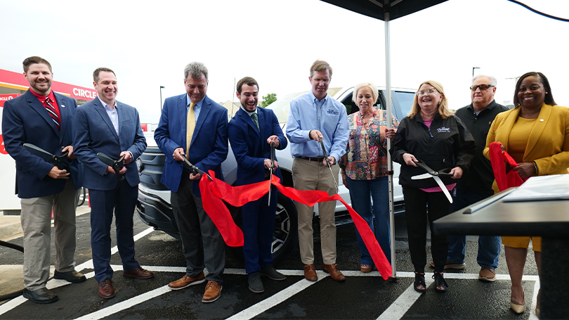 Ribbon cutting