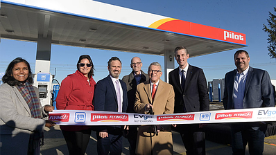 First NEVI funded station ribbon cutting in Ohio. 