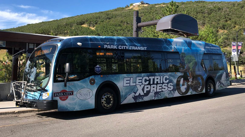 electric transit bus