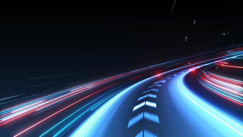 traffic at night